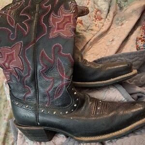 Ariat Brown Leather Upper Boots